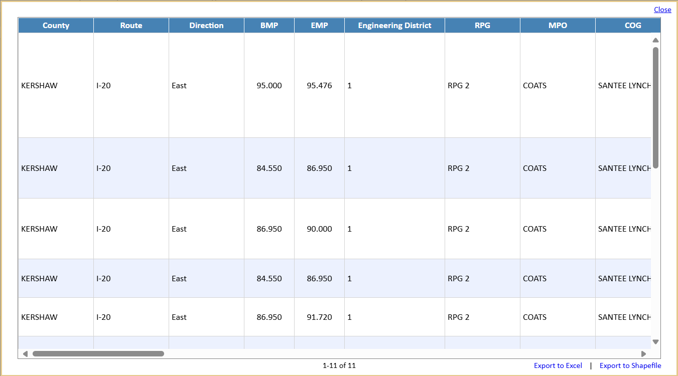 SC EGIS Viewer View Tabular Format Link.png